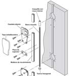Evita que las puertas se deformen; tambin para enderezar puertas alabeadas.

40790340  40790341 40790350 40790321