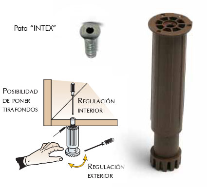 Pata para mueble INTEX