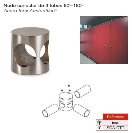 Cabinas Sanitarias INOX ADINOR CONECTOR