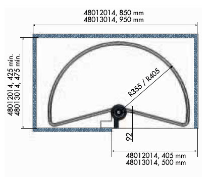 Bandeja Semicircular 180�