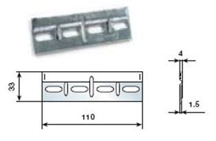 enganche doble lateral INDAUX