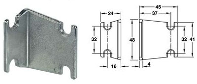 Escuadra para Panel Dorsal