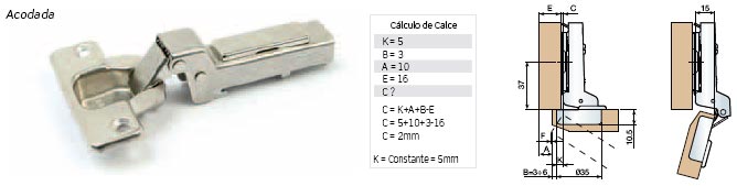 Bisagra INDAUX
