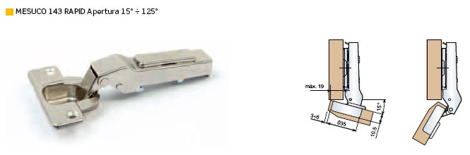 Bisagra INDAUX