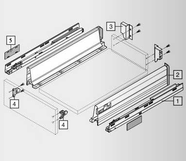 Caj�n blum TANDEMBOX PLUS 