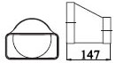 esquema empalme rectangular